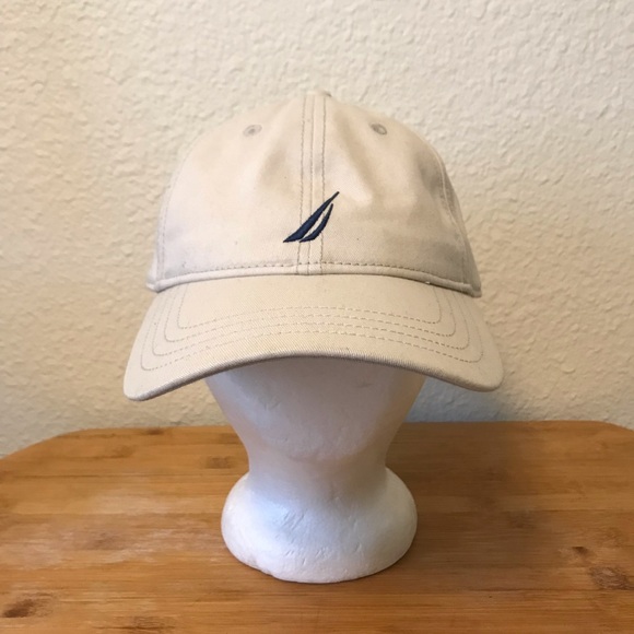 Tan‎ Nautica cap hat OSFA - Picture 1 of 5